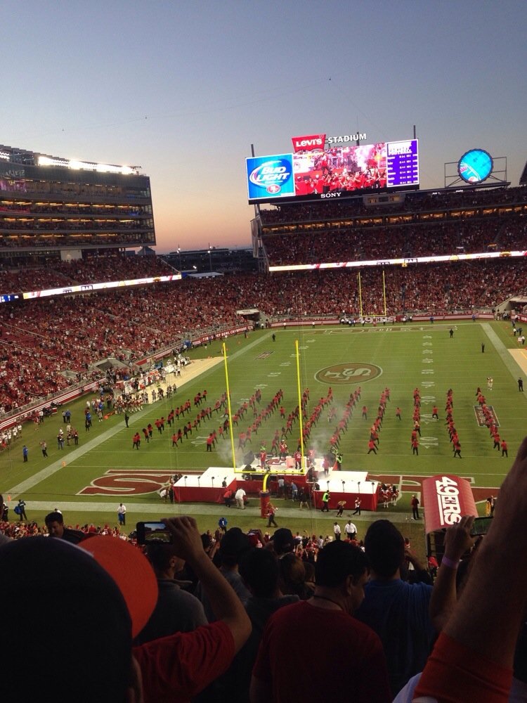 Seat view from section 228 at Levi’s Stadium, home of the San Francisco 49ers