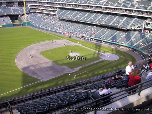 Seat view from section 570 at Progressive Field, home of the Cleveland Indians