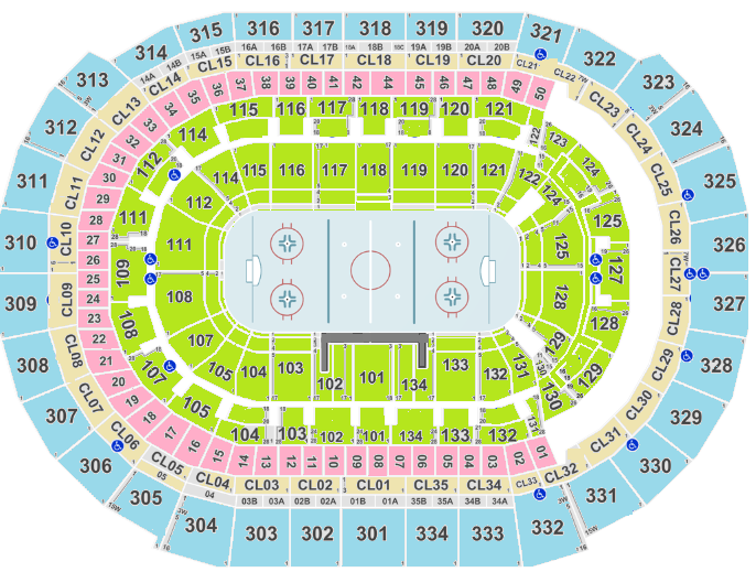 Breakdown Of The BB&T Center Seating Chart Florida Panthers