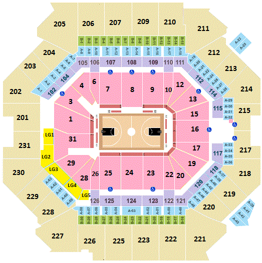 Barclays Center Seating Chart, Brooklyn Nets