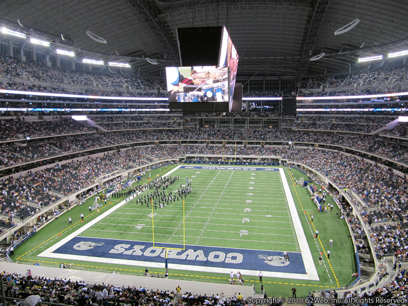 Seat view from section 346 at AT&T Stadium, home of the Dallas Cowboys