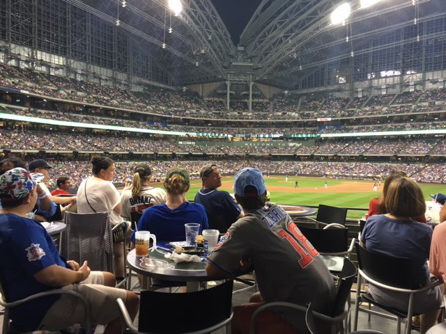 View from the Toyota Territory at Miller Park. Home of the Milwaukee Brewers.