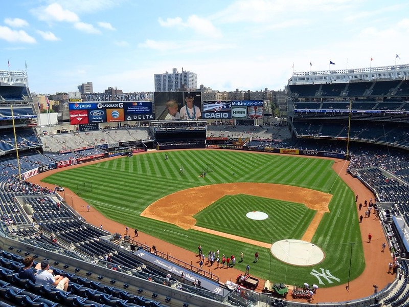 Photo of Yankee Stadium. Home of the New York Yankees.