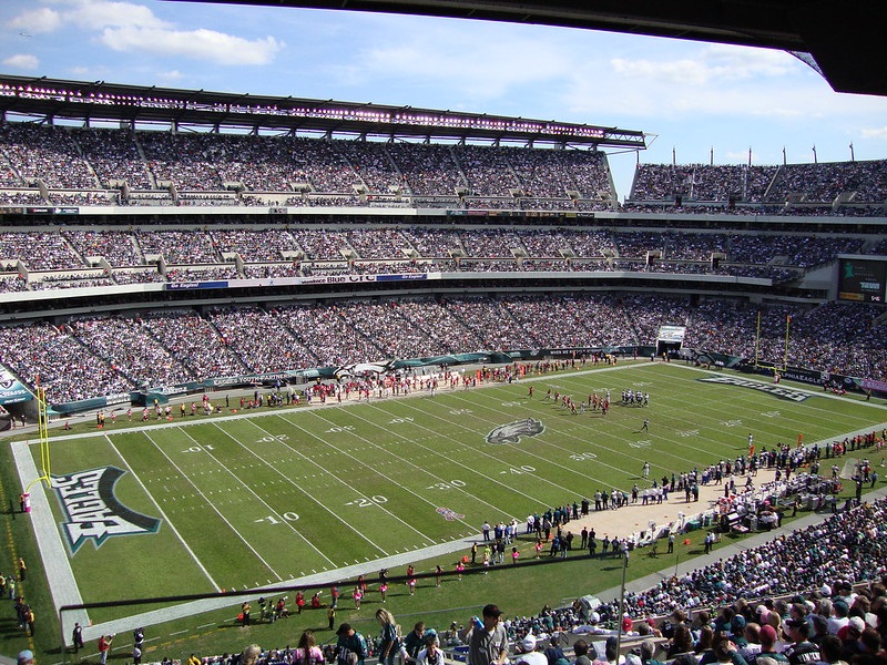 Photo of Lincoln Financial Field. Home of the Philadelphia Eagles.