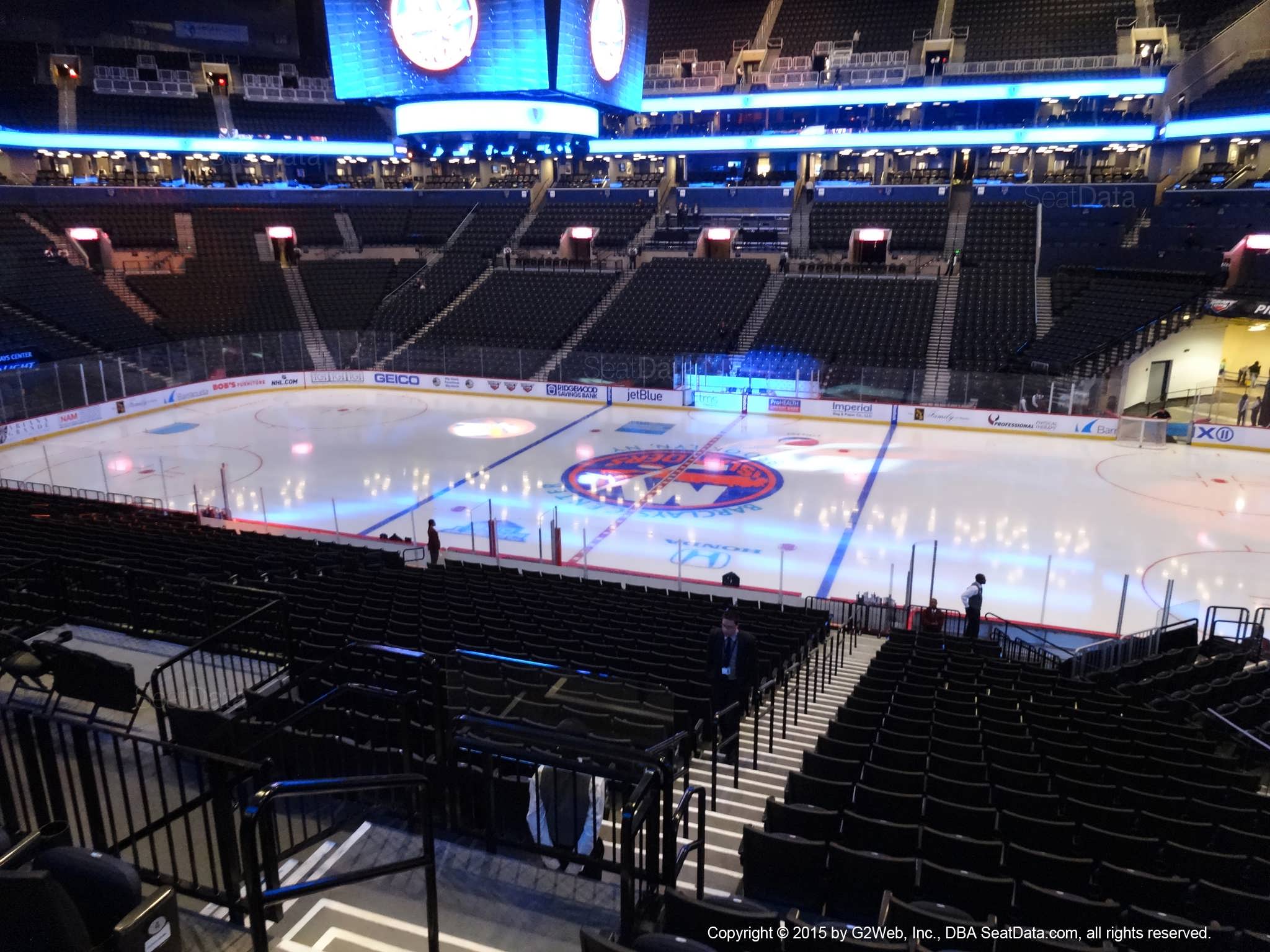 Seat View from Section 106 at the Barclays Center, home of the New York Islanders