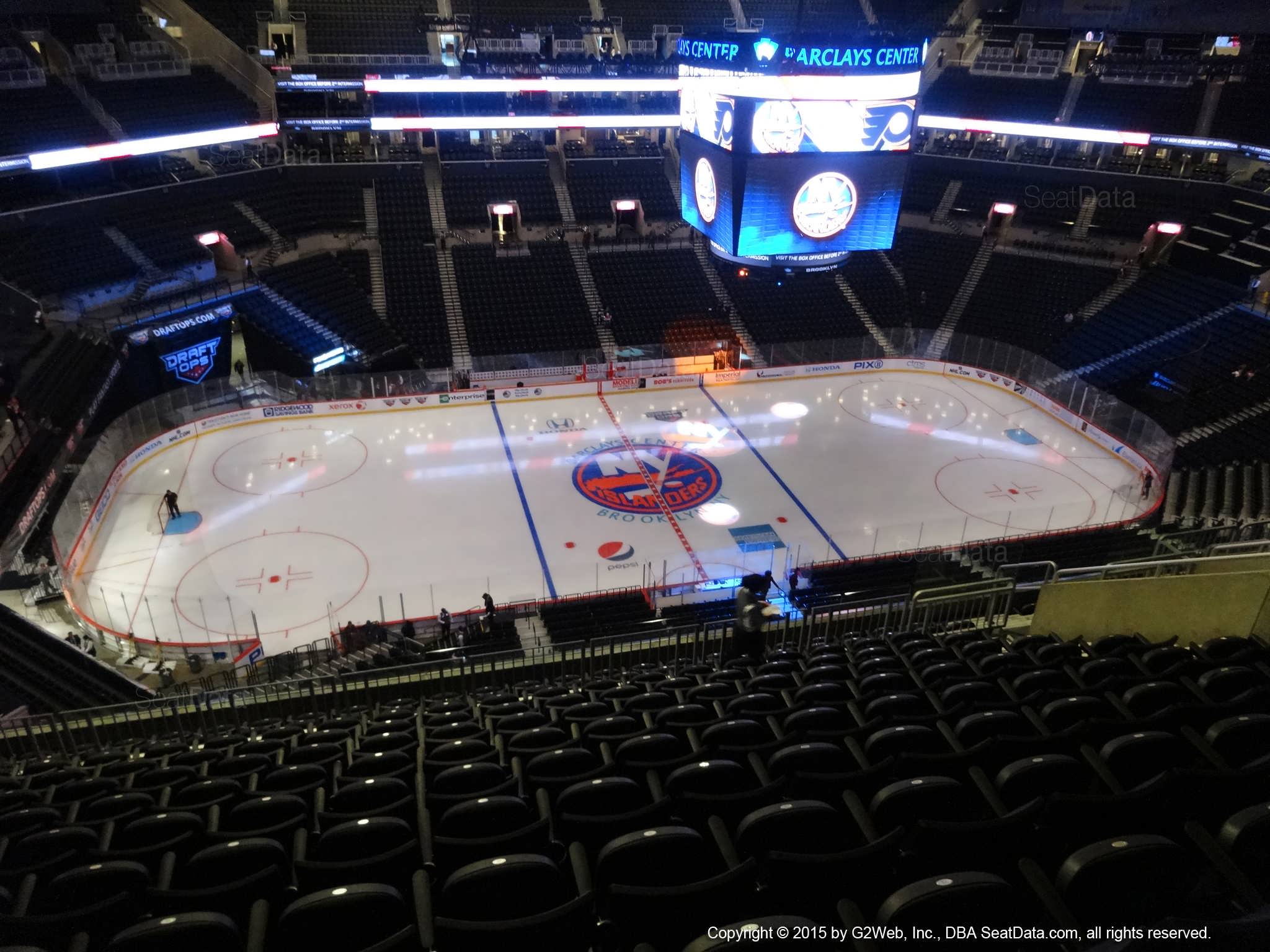 Seat View from Section 226 at the Barclays Center, home of the New York Islanders