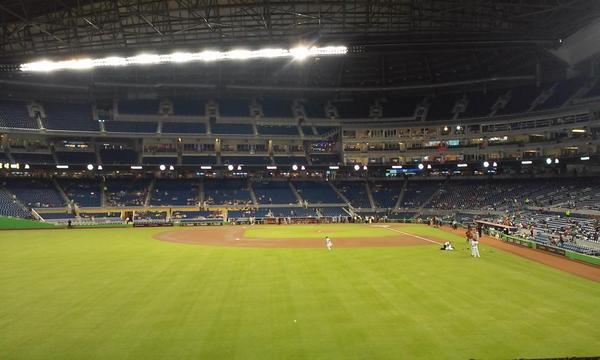 Seat view from section 31 at Marlins Park, home of the Miami Marlins