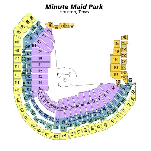 Minute Maid Park Seating Chart, Views and Reviews Houston Astros