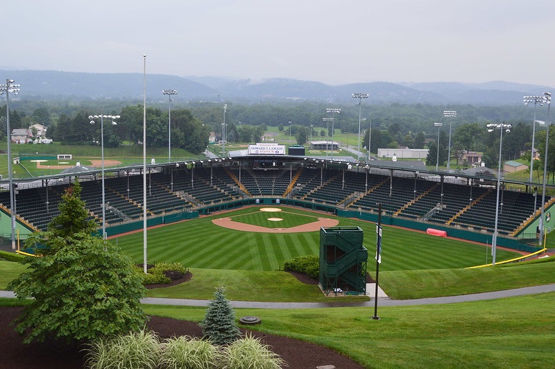 Photo of the Little League World Series field in Williamsport, Pennsylvania.