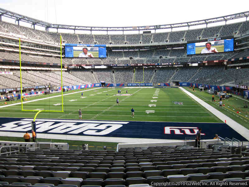 Seat view from section 149 at Metlife Stadium, home of the New York Giants