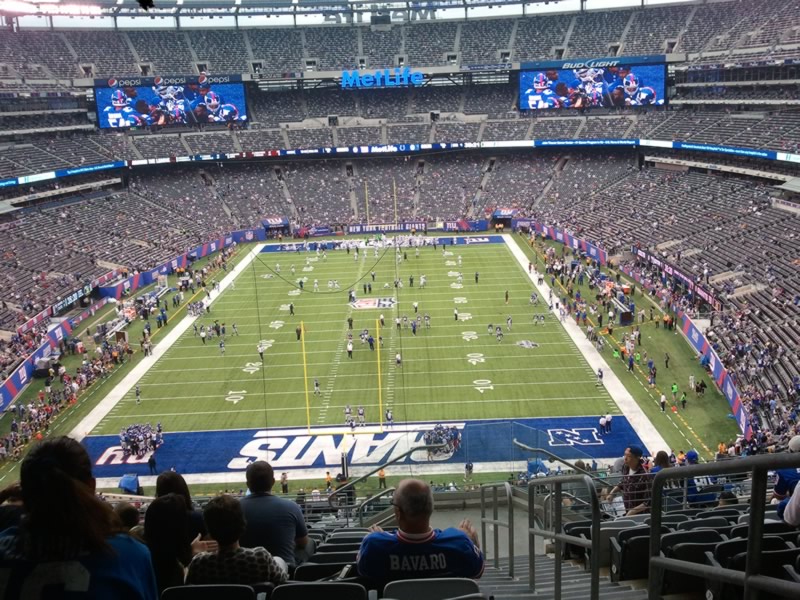 Seat view from section 226 at Metlife Stadium, home of the New York Jets