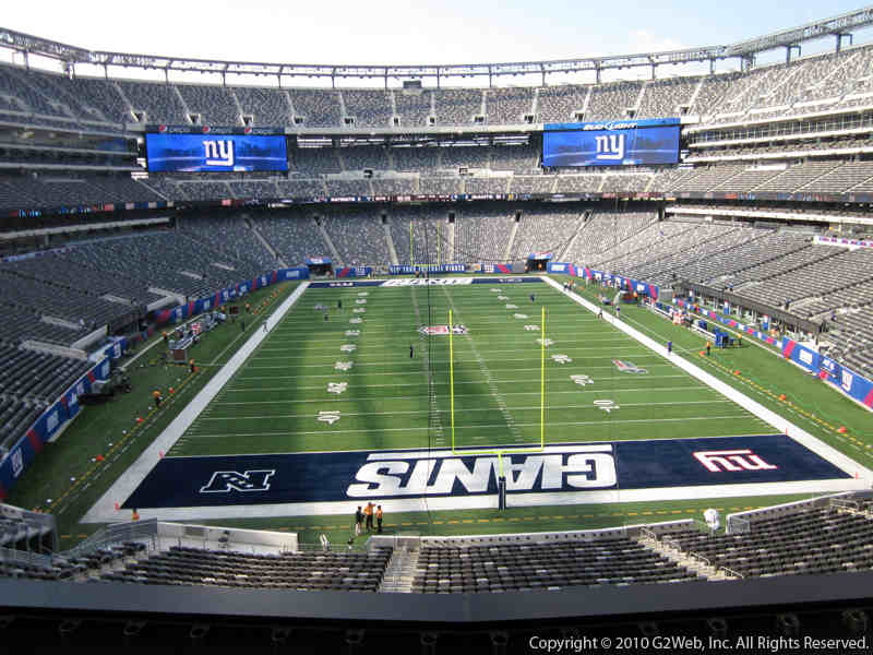 Seat view from section 227 at Metlife Stadium, home of the New York Giants