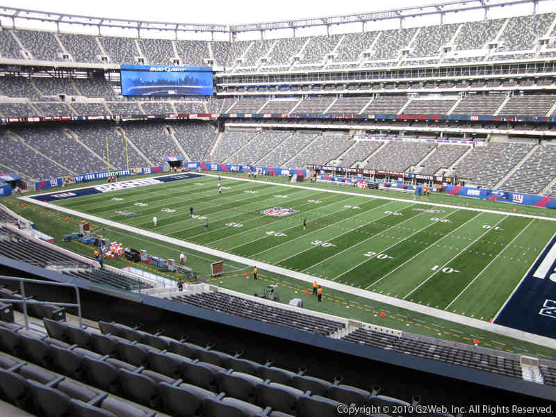 Seat view from section 234 at Metlife Stadium, home of the New York Jets