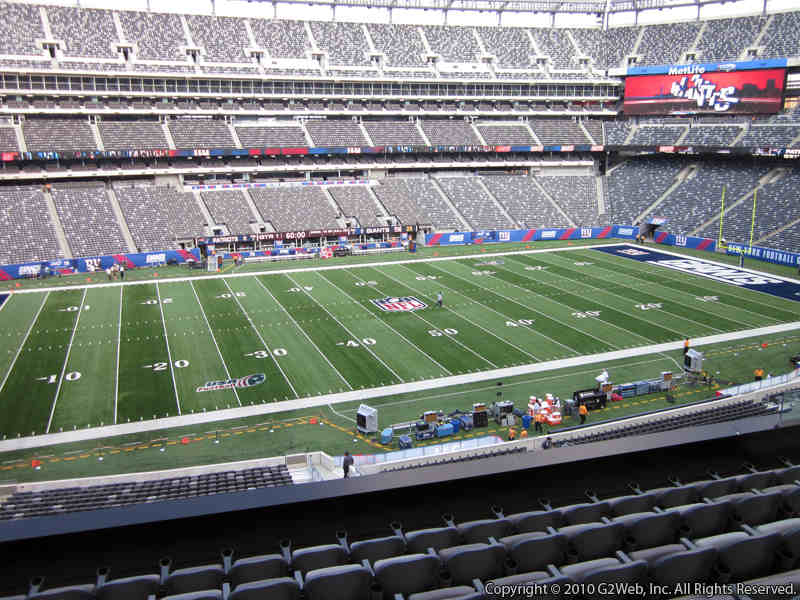 Seat view from section 241 at Metlife Stadium, home of the New York Jets