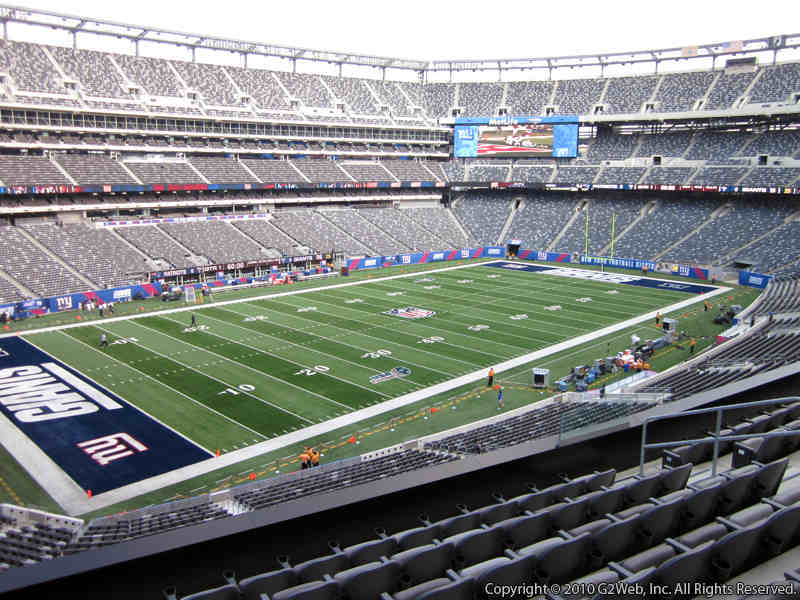 Seat view from section 244 at Metlife Stadium, home of the New York Jets