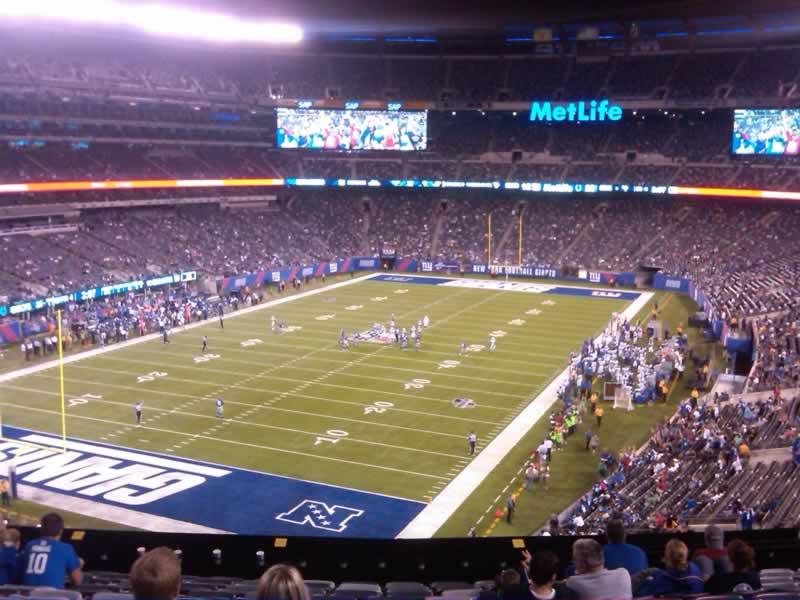 Seat view from section 247 at Metlife Stadium, home of the New York Jets