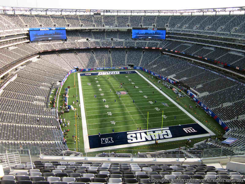 Seat view from section 303 at Metlife Stadium, home of the New York Jets