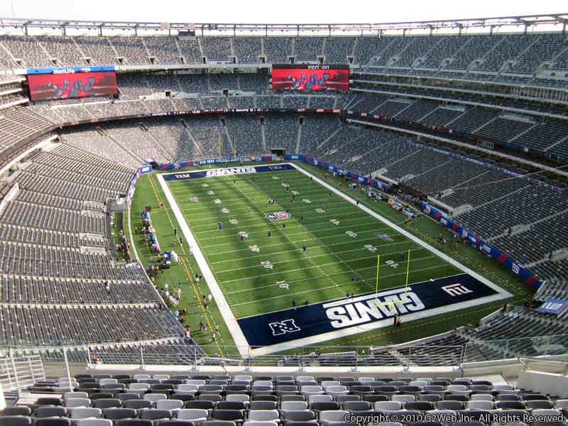 Seat view from section 304 at Metlife Stadium, home of the New York Jets