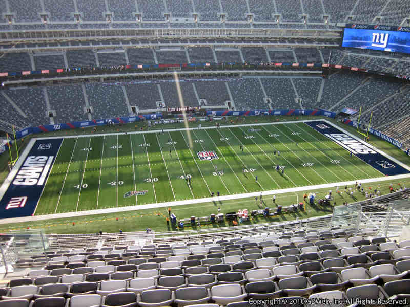 Seat view from section 315 at Metlife Stadium, home of the New York Jets