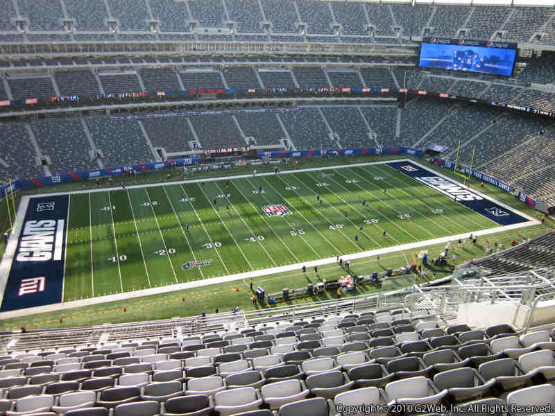 Seat view from section 316 at Metlife Stadium, home of the New York Jets