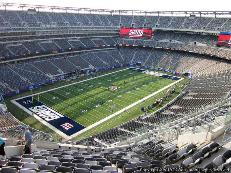 Seat view from section 320 at Metlife Stadium, home of the New York Jets