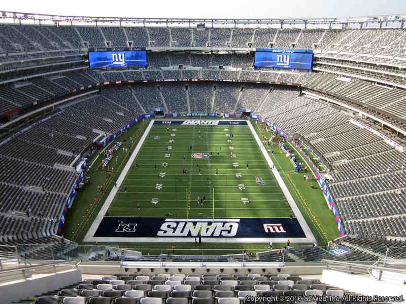 Seat view from section 326 at Metlife Stadium, home of the New York Jets