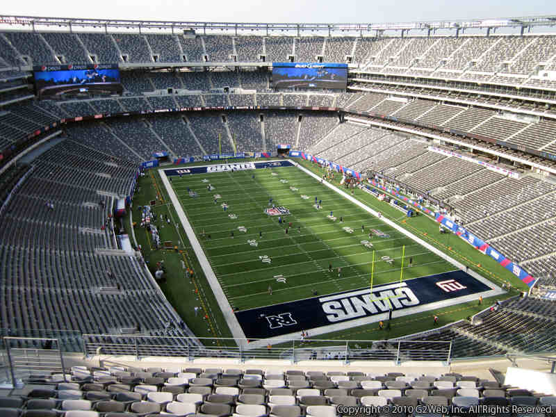 Seat view from section 329 at Metlife Stadium, home of the New York Giants