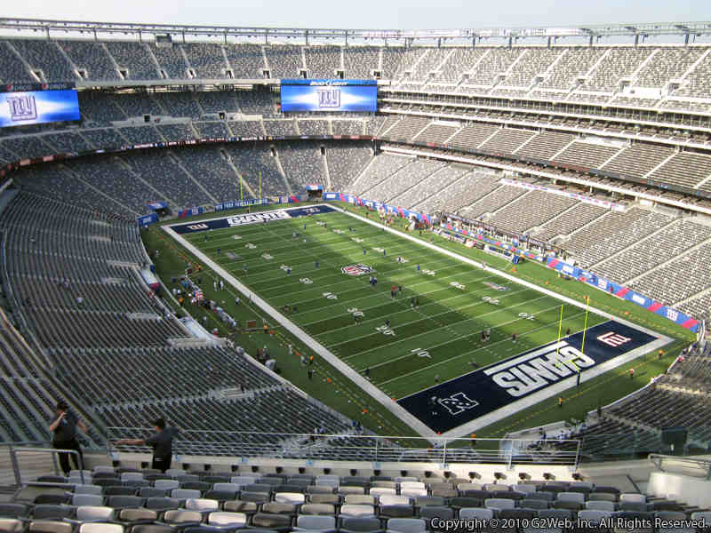 Seat view from section 331 at Metlife Stadium, home of the New York Jets