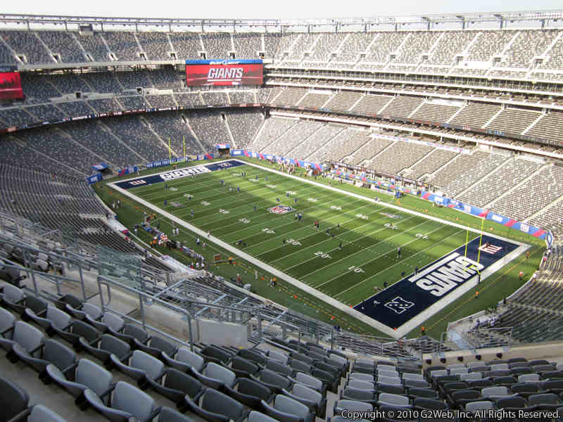 Seat view from section 332 at Metlife Stadium, home of the New York Jets