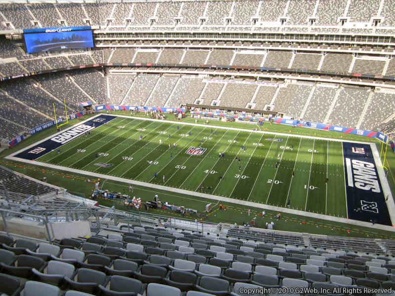 Seat view from section 336 at Metlife Stadium, home of the New York Jets