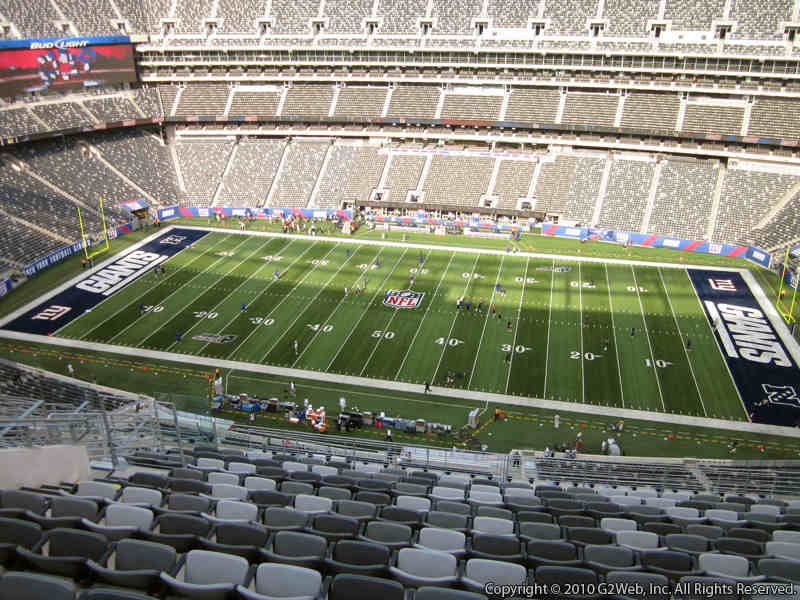Seat view from section 337 at Metlife Stadium, home of the New York Jets