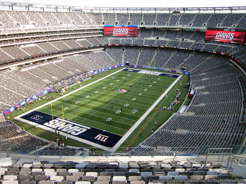 Seat view from section 347 at Metlife Stadium, home of the New York Jets