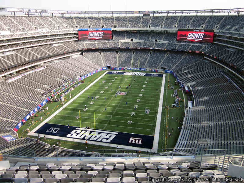 Seat view from section 349 at Metlife Stadium, home of the New York Jets