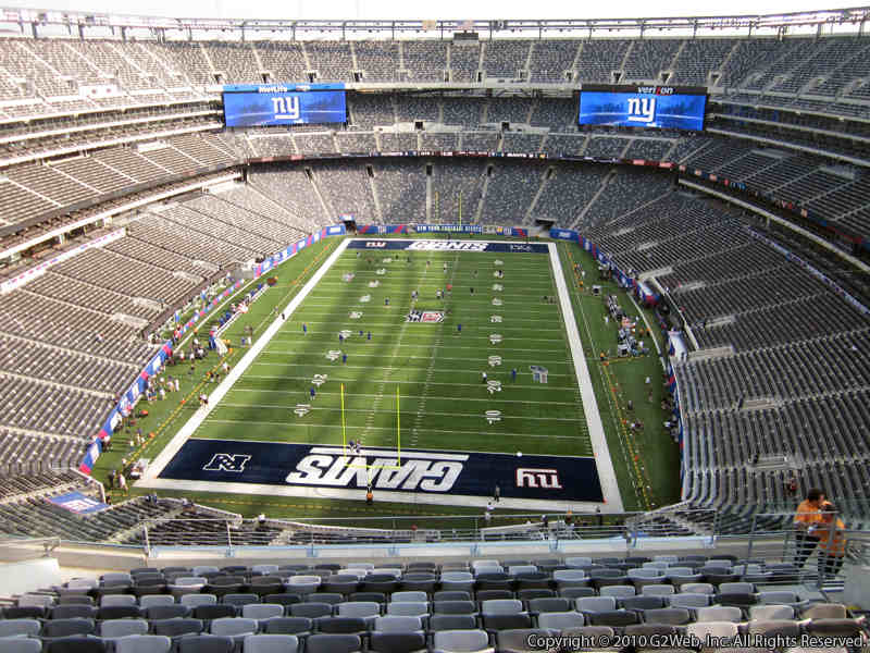 Seat view from section 350 at Metlife Stadium, home of the New York Jets