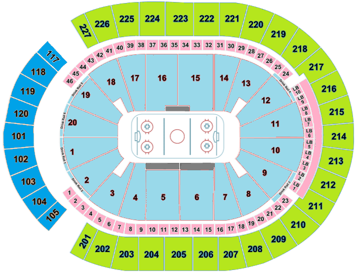 T-Mobile Arena Seating Chart, Vegas Golden Knights