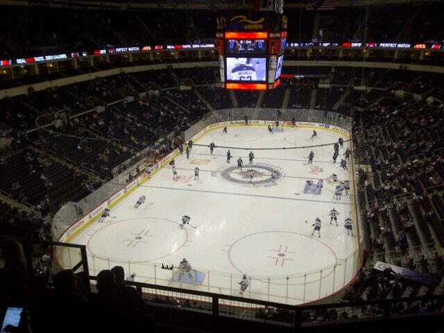 Seat view from section 312 at Bell MTS Place, home of the Winnipeg Jets