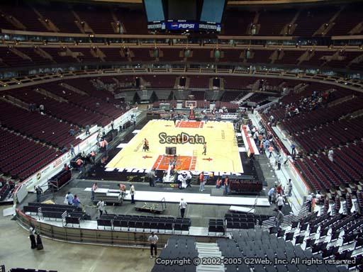 Seat view from section 208 at the United Center, home of the Chicago Bulls