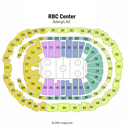 PNC Arena Seating Chart, Views and Reviews Carolina Hurricanes