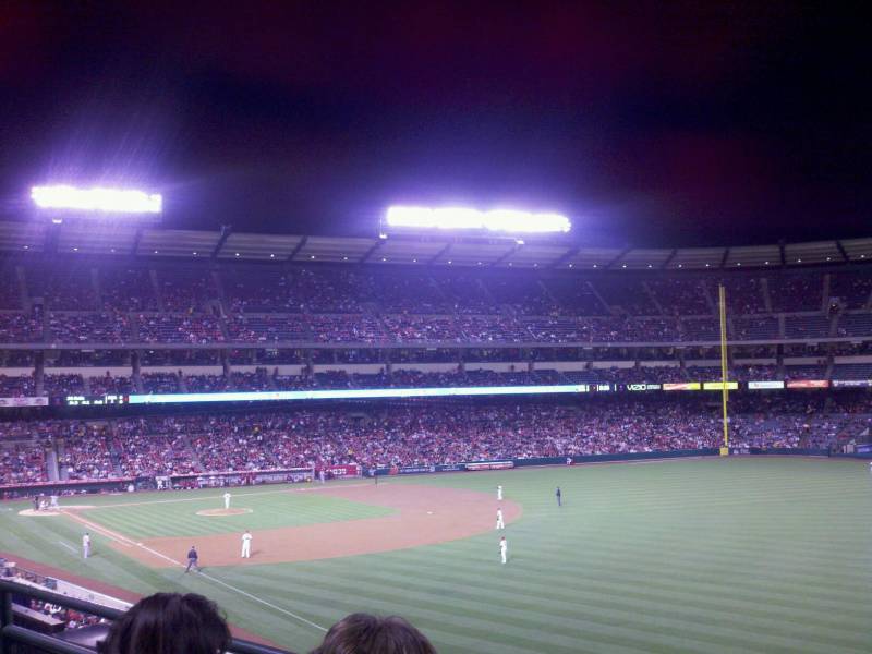 Seat view from section 346 at Angel Stadium of Anaheim, home of the Los Angeles Angels of Anaheim