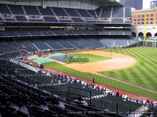 Seat view from section 231 at Minute Maid Park, home of the Houston Astros