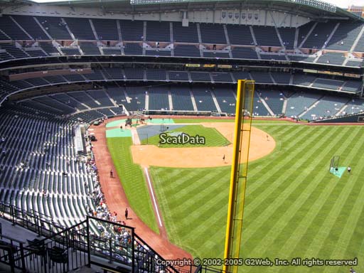 Seat view from section 437 at Minute Maid Park, home of the Houston Astros