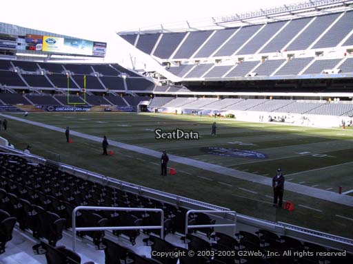 Seat view from section 103 at Soldier Field, home of the Chicago Bears