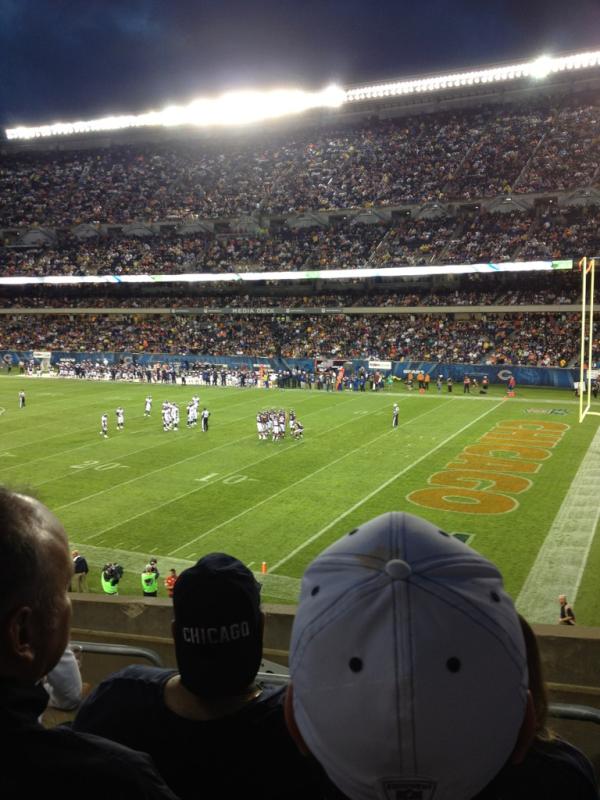 Seat view from section 202 at Soldier Field, home of the Chicago Bears