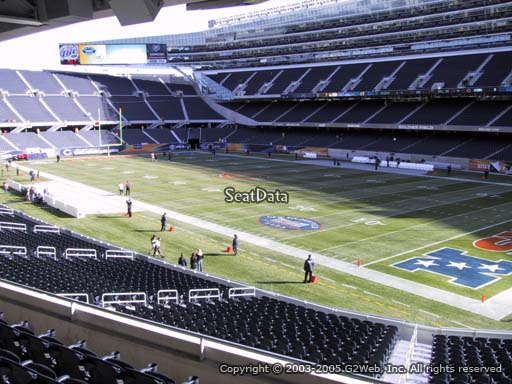 Seat view from section 230 at Soldier Field, home of the Chicago Bears