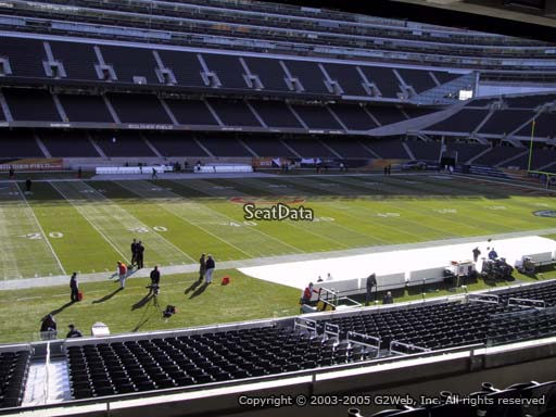 Seat view from section 241 at Soldier Field, home of the Chicago Bears