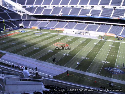 Seat view from section 306 at Soldier Field, home of the Chicago Bears