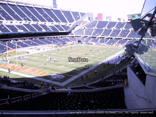 Seat view from section 318 at Soldier Field, home of the Chicago Bears
