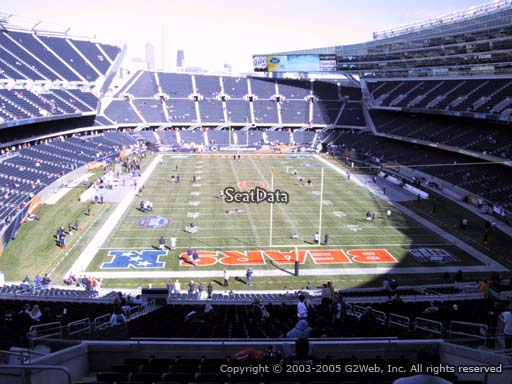 Seat view from section 323 at Soldier Field, home of the Chicago Bears