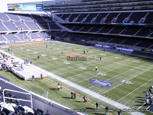 Seat view from section 331 at Soldier Field, home of the Chicago Bears
