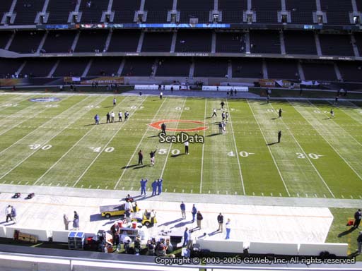 Seat view from section 336 at Soldier Field, home of the Chicago Bears